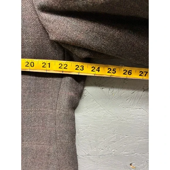 Ralph Lauren Wool Blazer Sport Coat Men's Medium 44R Gray Tweed